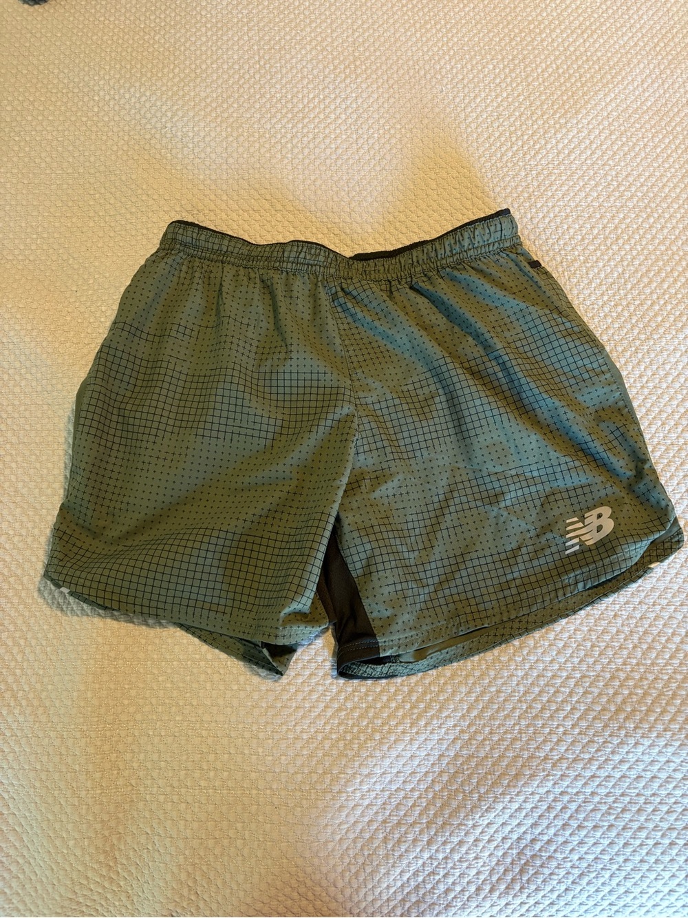 New Balance Men's Green Running Shorts